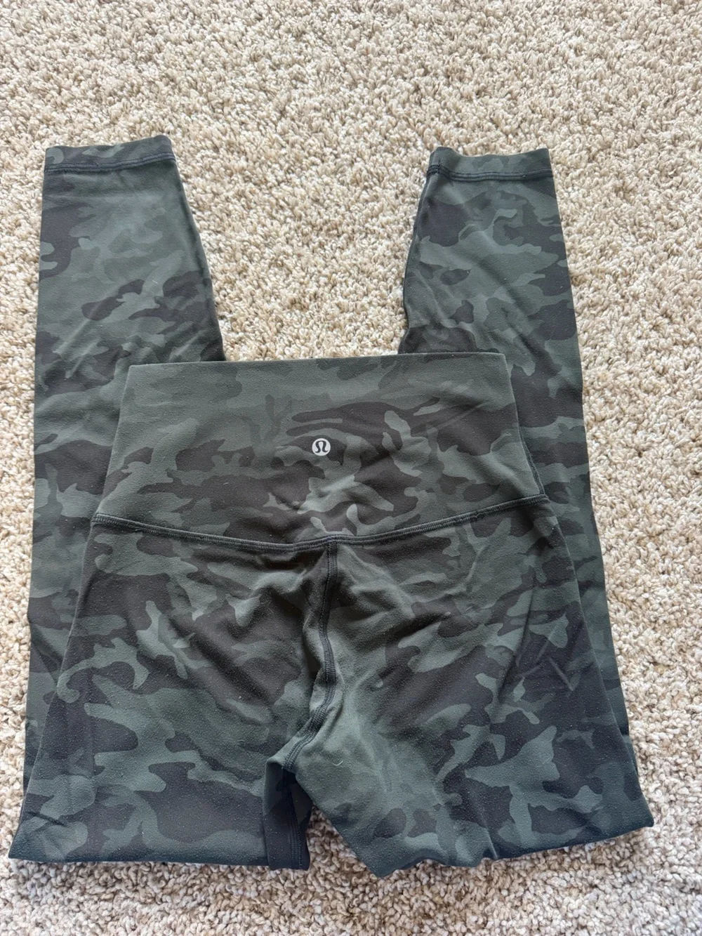 lululemon athletica Olive Camo Leggings